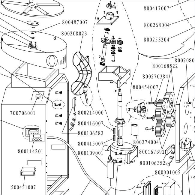 citrocasa 8000 xb parts diagram