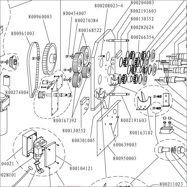 citrocasa 8000 sb parts diagram